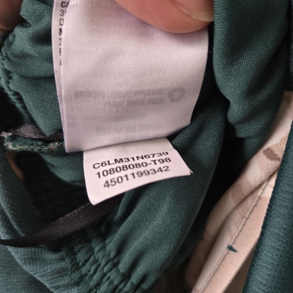 INC International Concept Dress Floral Green Size 14 #093 - Picture 8 of 8